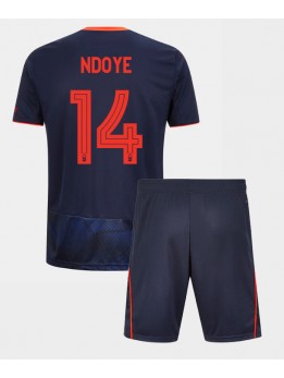 Detské Futbalové oblečenie Nottingham Forest Dan Ndoye #14 2025-26 Krátky Rukáv - Tretina (+ trenírky)